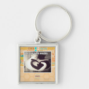 Porte-clés Meilleur des deux mondes