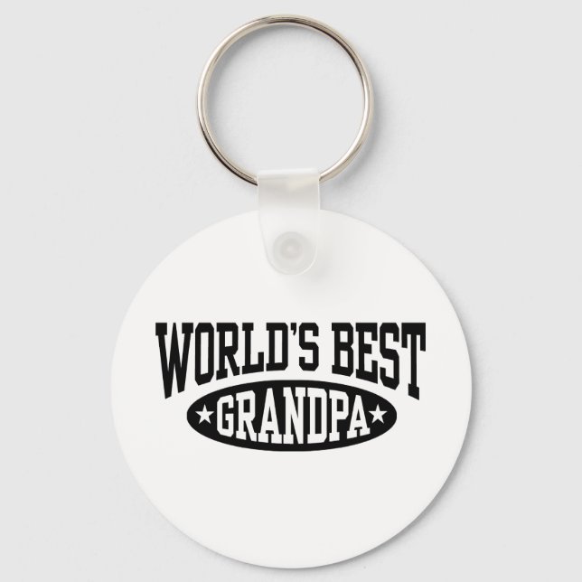 Porte-clés Meilleur grand-père du monde (Recto)