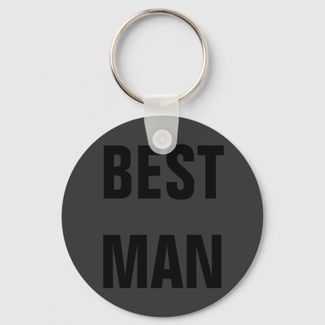 Porte-clés Meilleur homme (Recto)