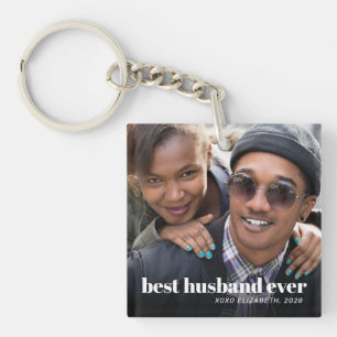 Porte-clés Meilleur Mari Jamais Photo
