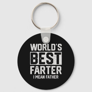 Porte-clés Meilleur Monde Plus Loin Je Veux Dire Père Mens Fê