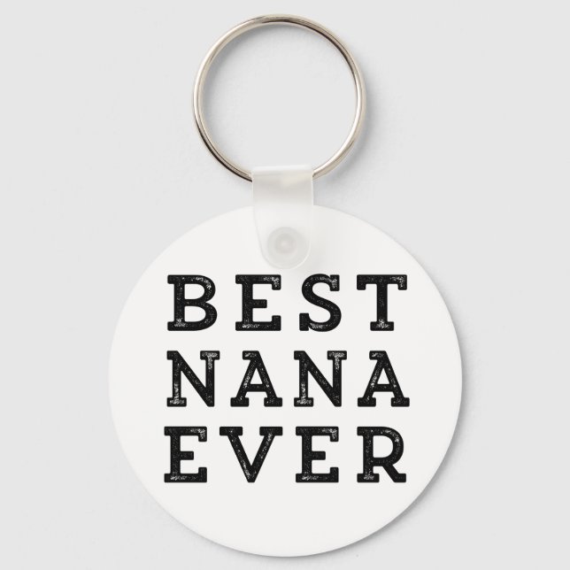 Porte-clés Meilleur Nana jamais (Recto)