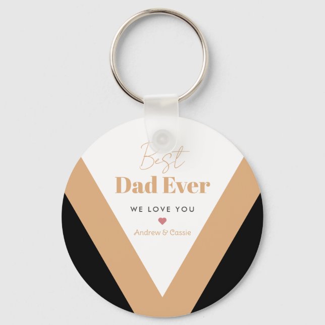 Porte-clés Meilleur papa (Recto)