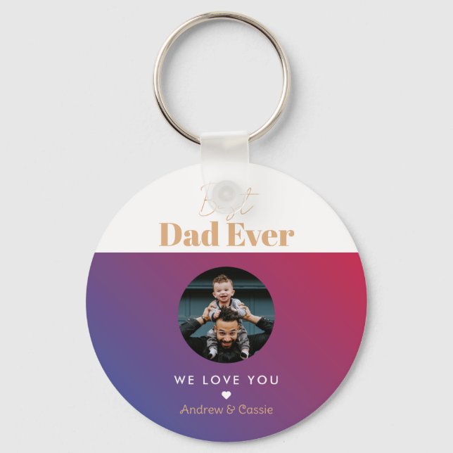 Porte-clés Meilleur papa (Recto)