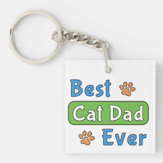 Porte-clés Meilleur papa chat du monde