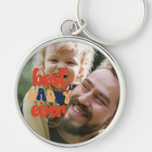 Porte-clés Meilleur Papa De Tous Les Temps Photo Personnalisé