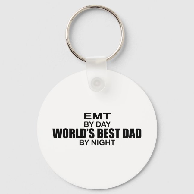 Porte-clés Meilleur papa du monde - EMT (Recto)
