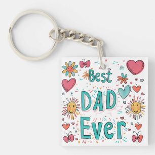 Porte-clés Meilleur Papa du Monde   Père de l'Année