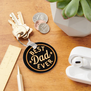 Porte-clés Meilleur Papa Ever – Gras, Fier & Élégant