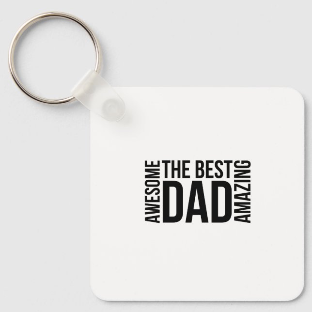 Porte-clés Meilleur papa Extraordinaire (Recto)
