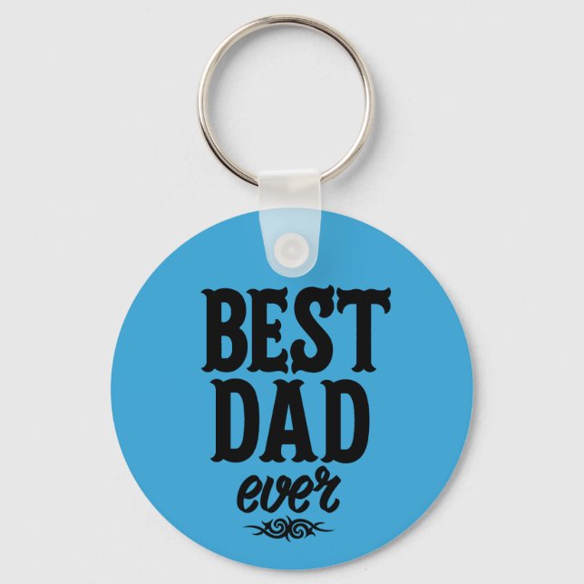 Porte-clés Meilleur papa jamais (Recto)