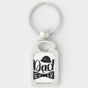 Porte-clés Meilleur papa jamais l Design moderne Fête des pèr