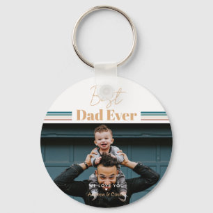Porte-clés Meilleur papa jamais Nous t'aimons