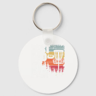 Porte-clés Meilleur Papa Par Par Disque Golf Daddy Cadeau Dis