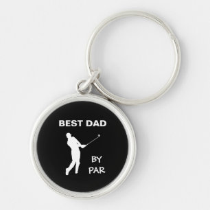 Porte-clés Meilleur papa Par Par Par Golf Daddy Golfer Pun Fê