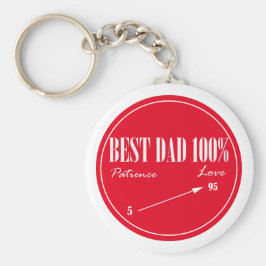 Porte-clés Meilleur papa Patience Love Flèche Porte - clé