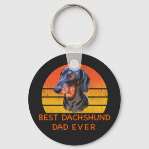 Porte-clés Meilleur père de dachshund jamais T-Shirt