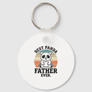 Porte-clés Meilleur père panda jamais conception de t-shirt v