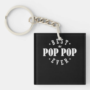 Porte-clés Meilleur Pop Pop Ever Design - Pop Pop Pop