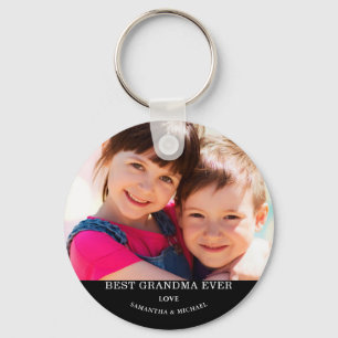 Porte-clés Meilleur Porte - clé de nom photo grand-mère