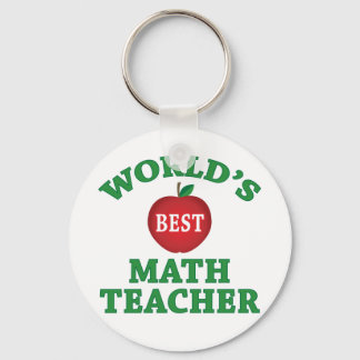 Porte-clés Meilleur professeur de mathématiques au monde