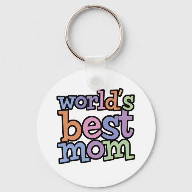 Porte-clés Meilleur T-Shirts & Cadeaux Maman (Recto)