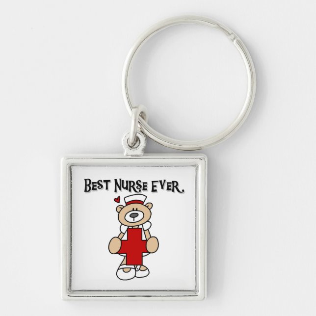 Porte-clés Meilleur T-shirts et cadeaux de Nurse Ever (Devant)