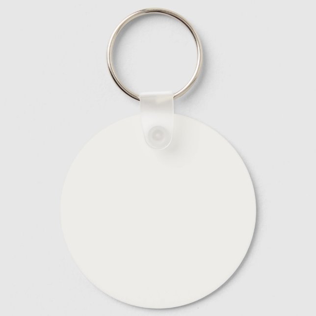 Porte-clés Meilleure couleur blanche FAF9F6 - Option pour ajo (Recto)