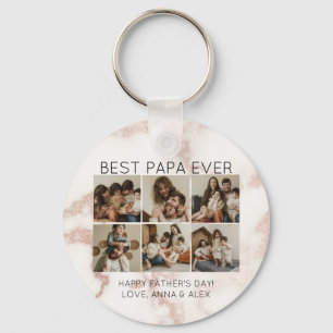 Porte-clés Meilleure Fête des pères photo Papa Ever