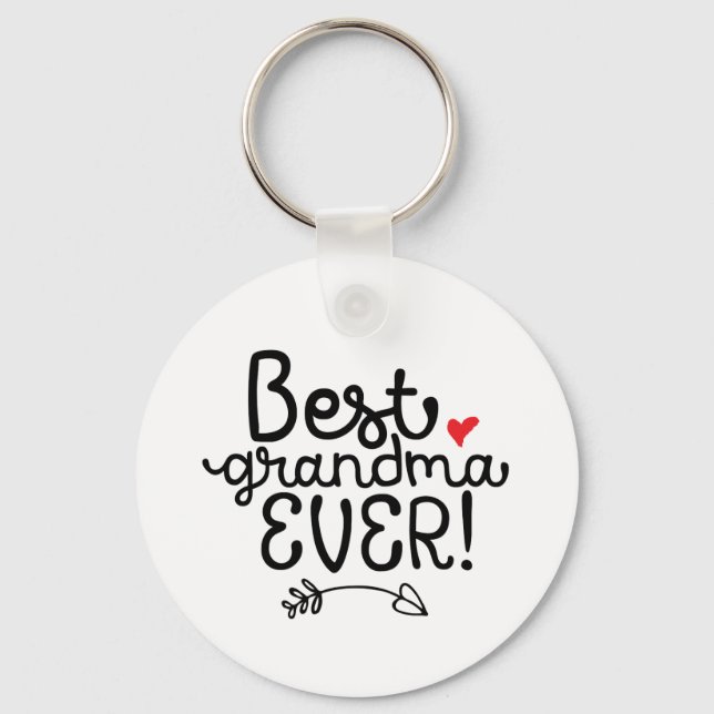 Porte-clés Meilleure grand-mère de grand-mère (Recto)