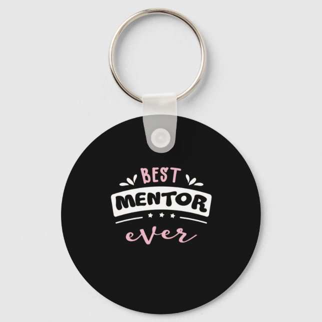 Porte-clés Meilleure idée cadeau Mentor Ever (Recto)