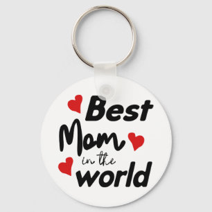 Porte-clés Meilleure maman au monde Fête des mères