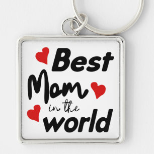 Porte-clés Meilleure maman au monde Fête des mères