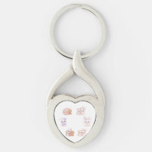 Porte-clés Meilleures Amies Sweet Kawaii - 