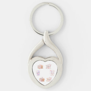 Porte-clés Meilleures Amies Sweet Kawaii -