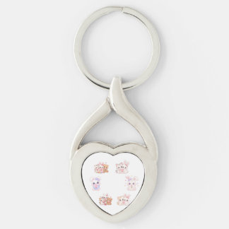 Porte-clés Meilleures Amies Sweet Kawaii - 