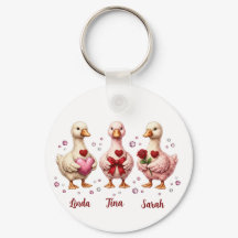Meilleures amies Valentine oies amies