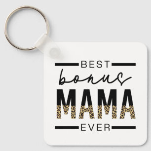 Porte-clés Meilleurs cadeaux Bonus Mama Ever pour Stepmaman