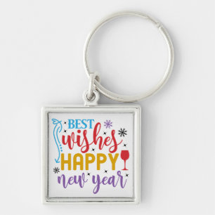 Porte-clés Meilleurs Vœux Bonne Année Design-80967