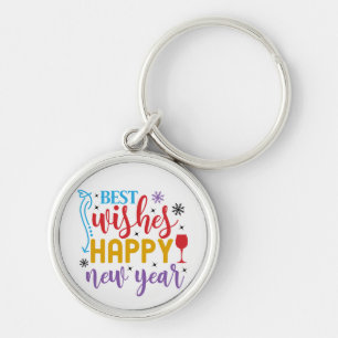 Porte-clés Meilleurs Vœux Bonne Année Design-80967