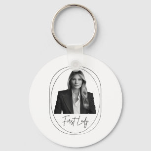Porte-clés Melania Trump 2025 Première dame Inauguration Phot