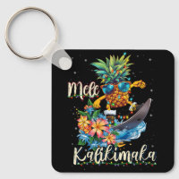 Mele Kalikimaka Hawaiian Pineapping Surf Ridding