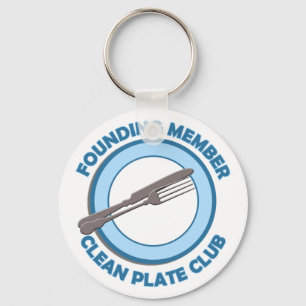 Porte-clés Membre fondateur de Clean Plate Club
