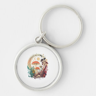 Porte-clés Mème de champignon Aesthetic Goblincore et Cottage