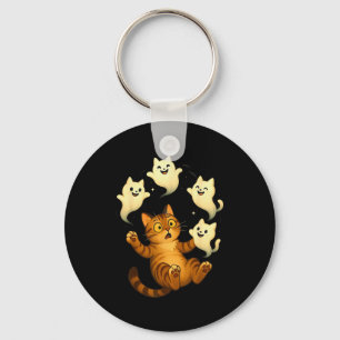 Porte-clés Mème de chat drôle Soky Halloween minou