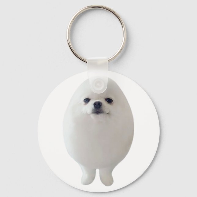 Porte-clés Mème de chien d'oeuf porte - clé (Recto)