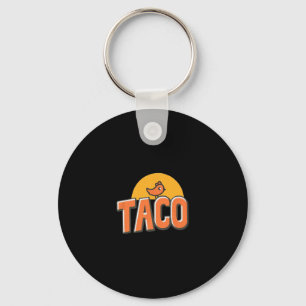 Porte-clés Mème de poulet drôle tendance taco Trump toujours