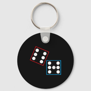 Porte-clés Mème drôle de domino six sept 67 Dominos Amateur d