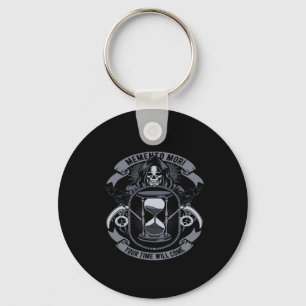 Porte-clés memento mori votre temps viendra