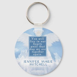 Porte-clés Mémorial de message personnalisé dans le Porte -